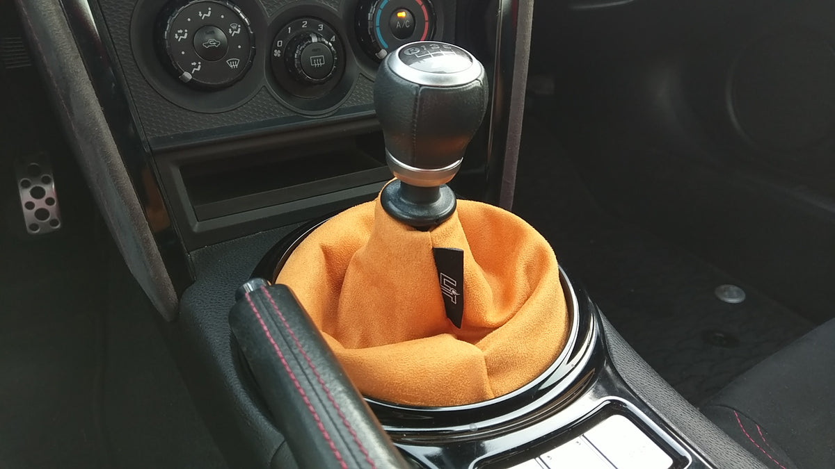 Orange Suede Shift Boot Lit Auto Shop