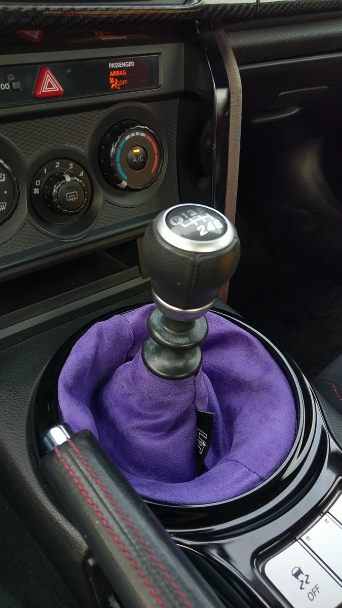New Recaro Racing Hyper Fabric Shift Knob Shifter Boot Cover MT/AT Red - View #5