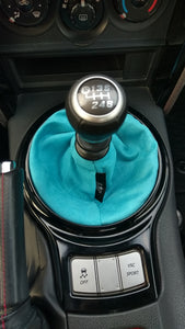 Turquoise Suede Shift Boot