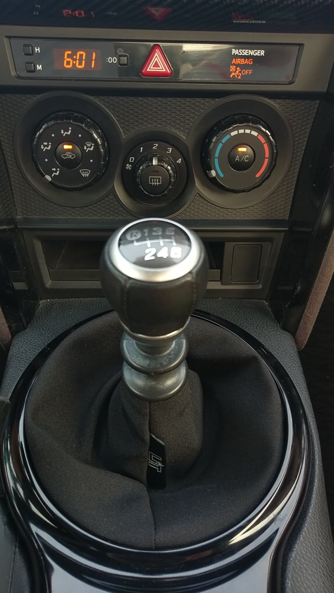 black shift boot cover