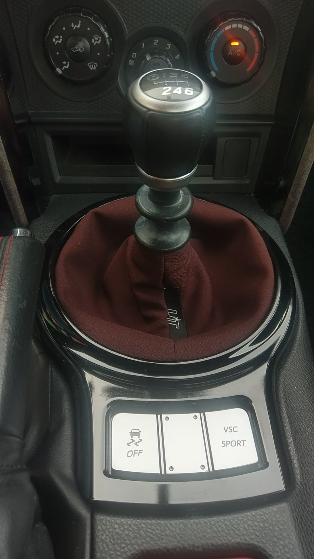 brown shift boot cover