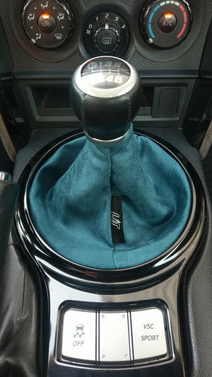 green suede shift boot , shift boot
